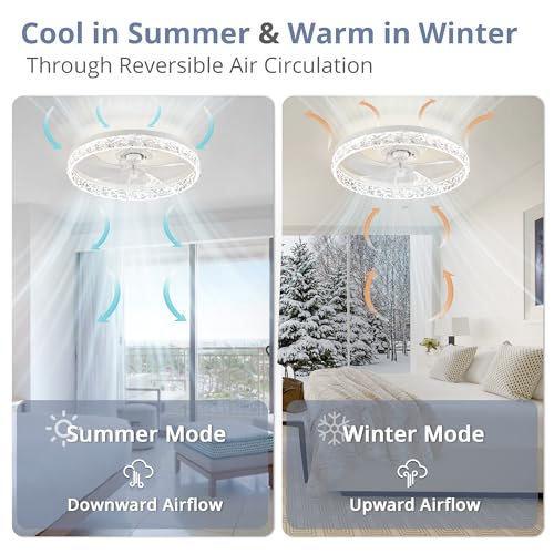 LEDIARY Modern Ceiling Fan thumbnail 5