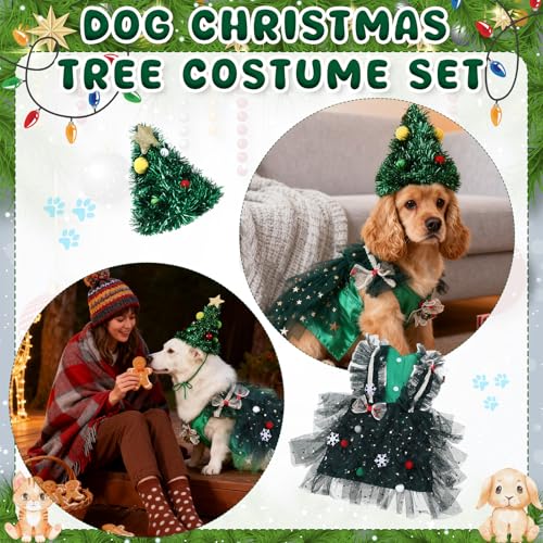 Disfraz de Árbol de Navidad para Perro XL Huhumy miniatura 4