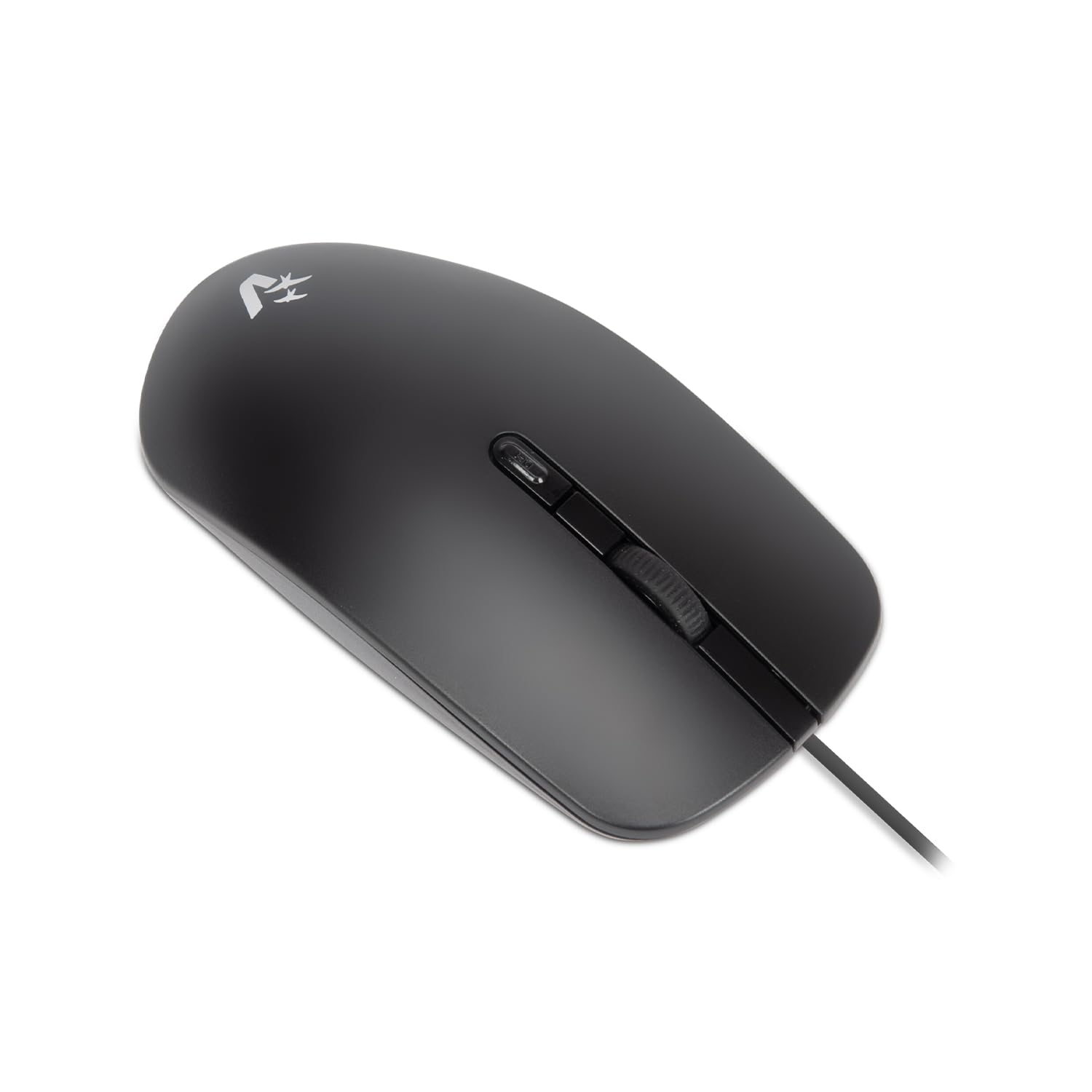 VulTech MOU-10 Mouse con filo USB Silenzioso, Switch DPI regolabile 1000-2000, 4 Pulsanti + Rotella Scroll, Ergonomico, Ultraleggero, Plug and Play per Windows, Mac OS X e Linux