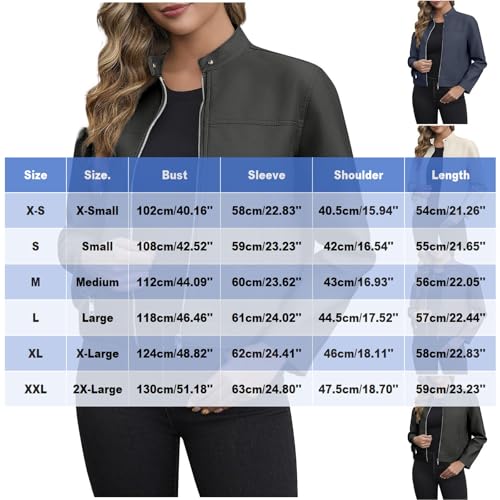 Ladies Long Sleeve Jackets Coats for Women Neck Faux Leather Hooded Motorcycle Basic Winter Fall Outfits 20252