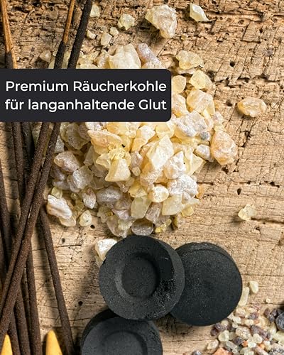 Räucherkohle Incensera Tabletten für Weihrauch und Harze