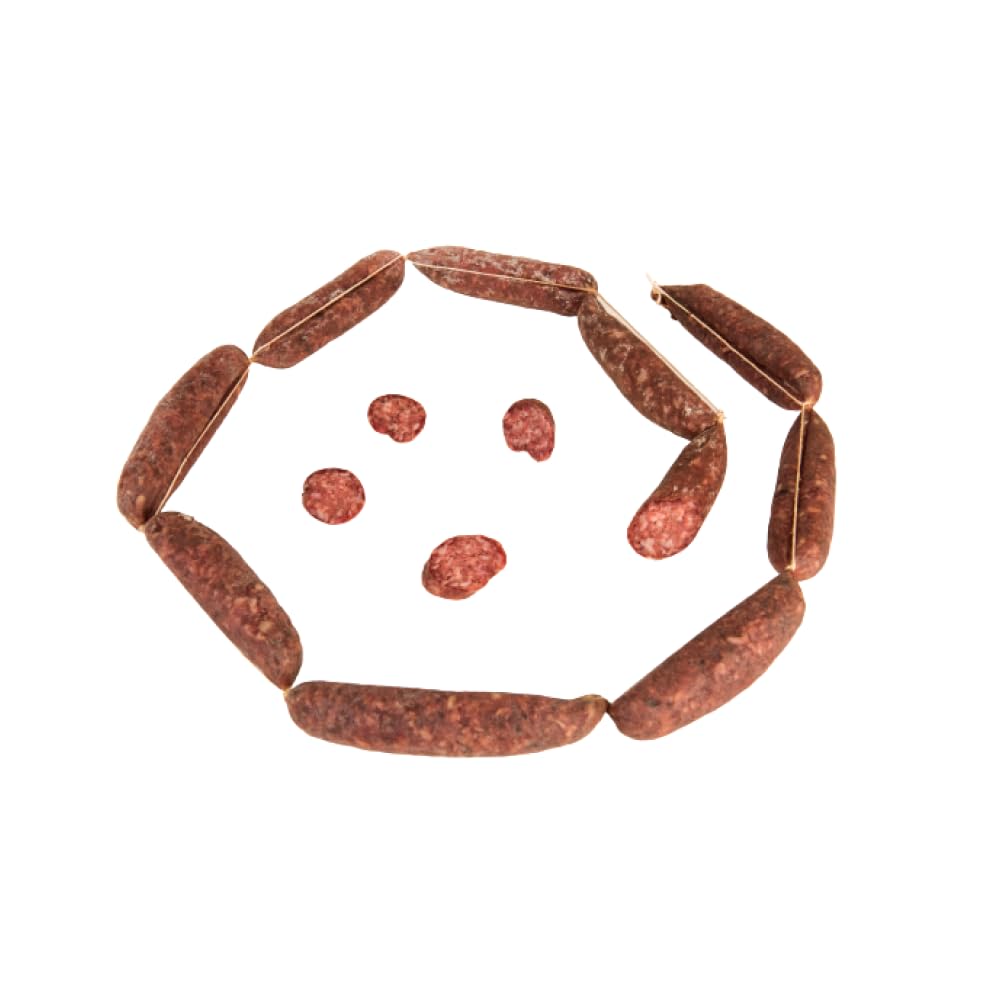 Salsiccia di fegato stagionata da 1,5 kg circa (3 confezioni da 500 gr) Salumificio Corte Marchigiana, specialità delle Marche