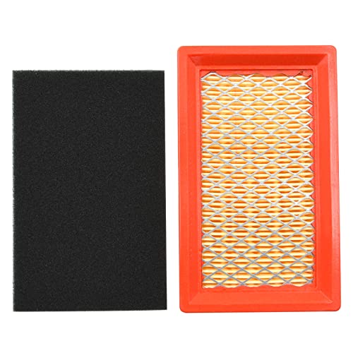 AHL Filtre à air 08170-ZG9-M01 et préfiltre adapté pour Honda GXV140 HR215 HRB215 HRC215 HRM215 HRM195, adapté aux moteurs verticaux de 5 CV Cover
