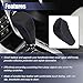 X AUTOHAUX Car Gear Shift Knob Cover Protector with Blue Thread for Chevrolet Cruze 2011-2015 Aveo 2007-2011