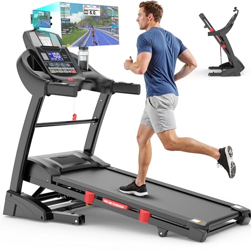 Image of 5HP Foldable Treadmill for Home with 20% Auto Incline Exercise Treadmill