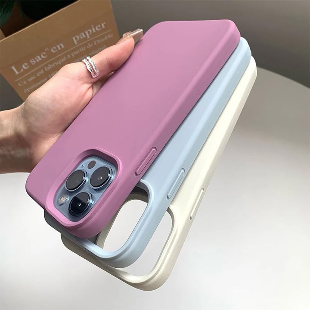 Amazon.co.jp: 液体シリコンケース iPhone 16 15 14 13 12 11 Pro Max