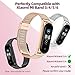MIJOBS Strap for Xiaomi Mi Band 5 Mi Band 6 Mi Band 7 Breathable Replacement Strap for Band 4/Mi Band 3 Smartwatch Straps Wristband Bracelet for Women Men