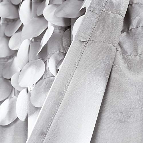 Lush Decor Circle Dream Window Curtains Panel Set for Living, Dining Room, Bedroom (Pair), 54" W x 84" L, Light Gray by Lush Decor - Image 3
