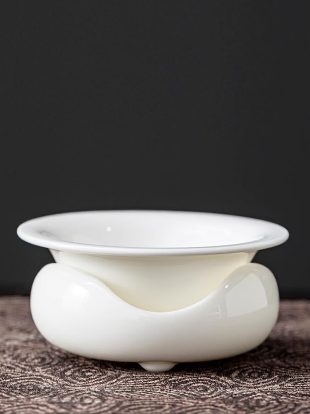 9.3cm White Porcelain Tea Strainer Ceramic Tea Filter Kung Fu Tea Set Tea Separator