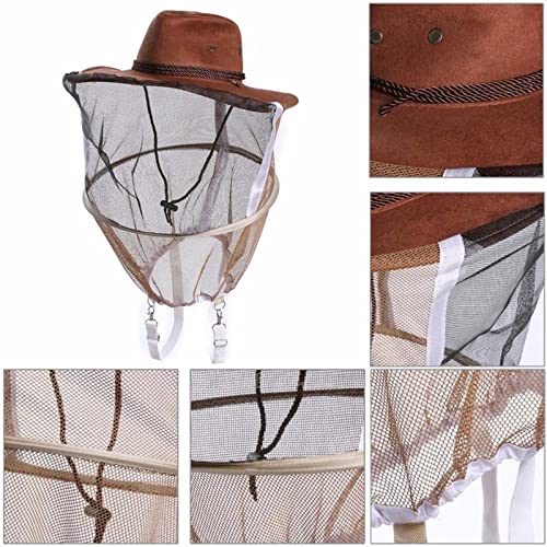 Imkerhut, 2-in-1 Imkerhut, Cowboyhut mit Ziegenleder, Imkerhandschuhe, Imkerhut, Imkerhut, Denim, Komfortdesign… – Bild 5
