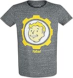 vault boy love meme Camiseta original Fallout Fallout T-Shirt Vault Boy S Camiseta, Gris Multicolor, Hombre