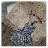 tianwandong Papier bawełniany ręcznie robiony papier morwowy Retro surowy papier Xuan w połowie dojrzały obraz papier do kaligrafii włókno ryżowe Papel(A4 Raw Xuan Paper)