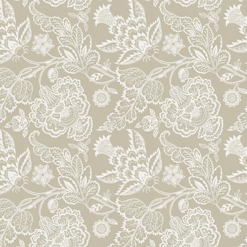 Hopepak 17.3"×197" Vintage Floral Peel and Stick Wallpaper for Bedroom