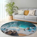 Photo Gallery generico tappeto rotondo fotografia stile 120cm, morbido antiscivolo lavabile salotto passatoia natura onde rocce spiaggia tappeto stampato per bambini cameretta cucina casa zona balcone colore Photo Gallery generico tappeto rotondo fotografia stile 120cm, morbido antiscivolo lavabile salotto passatoia natura onde rocce spiaggia tappeto stampato per bambini cameretta cucina casa zona balcone colore