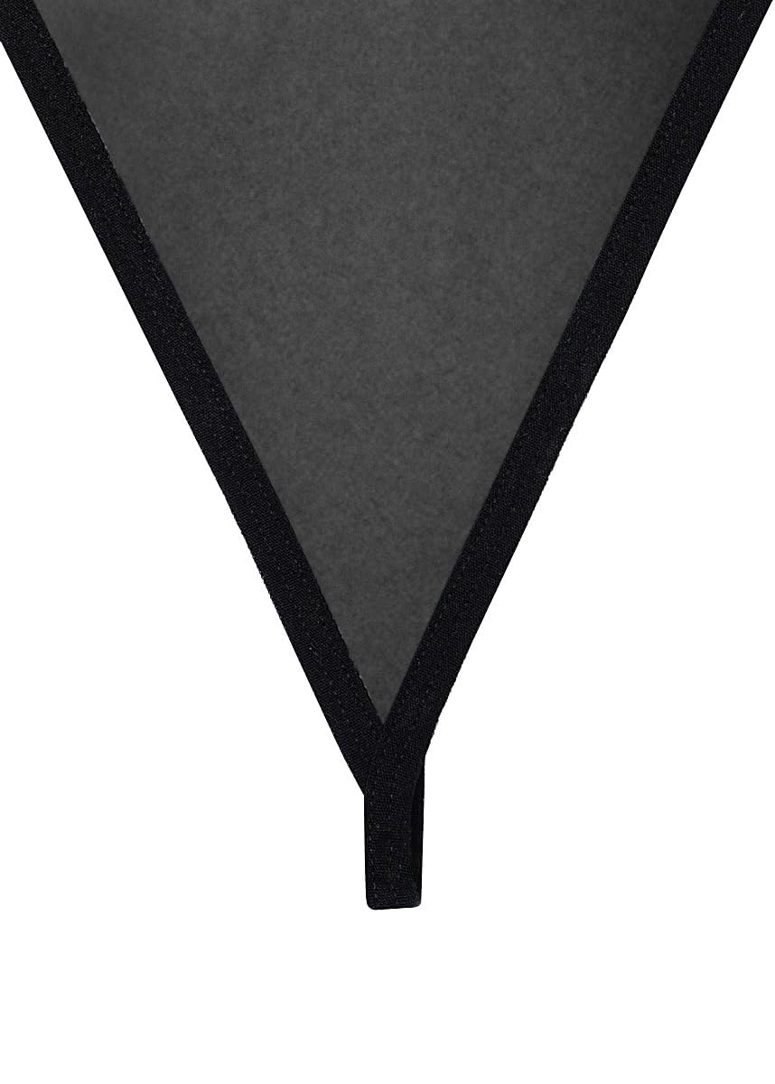 Lilosy Sexy Pu Leather Strappy Underwire Garter Belt Lingerie Set: Small Mesh Black