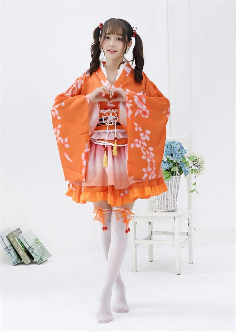 浴衣ドレス♡レディース Amazon.co.jp: TWO L 浴衣ドレス 女の子 和風 羽織 上着