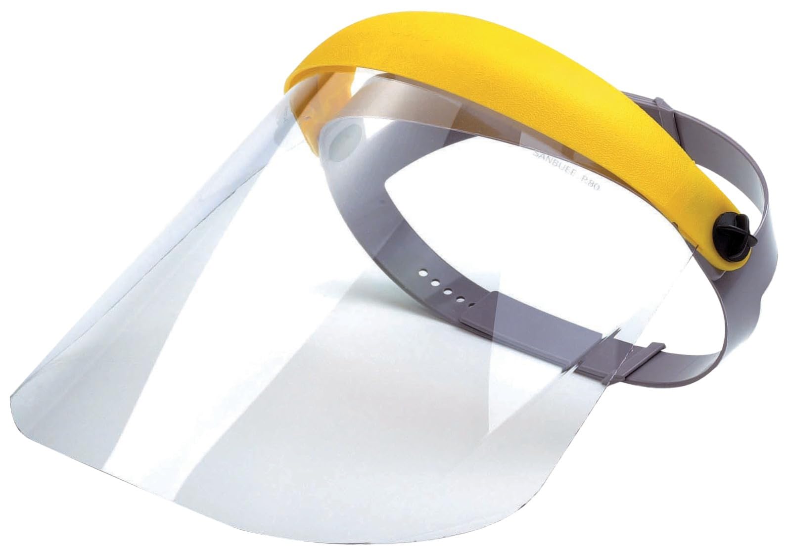Bollé Safety PFSPROR-A01, Gesichtsvisier Hochklappbarer Schutzschild, gelb/grau, Einheitsgröße Serie FLIP-UP FACE SHIELD