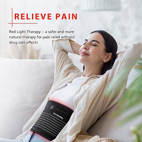 Image of Red Light Therapy Belt for Body Comfort - APP-Controlled Wearable Dual Power Modes, Ideal for Women (Black4)