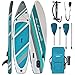 ALPIDEX Stand Up Paddle Gonfiabile 320 x 76 x 15 cm ISUP Portata Massima 130 kg Tavola SUP Leggero Stabile Set Completo, Colore:Earth