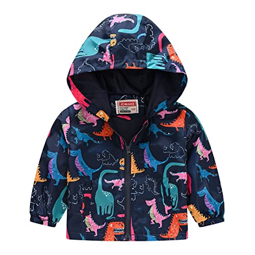 Moonker Toddler Windbreaker Jackets Boys Girls Cartoon Long Sleeve Windproo1 Zip Up Lightweight Outerwear
