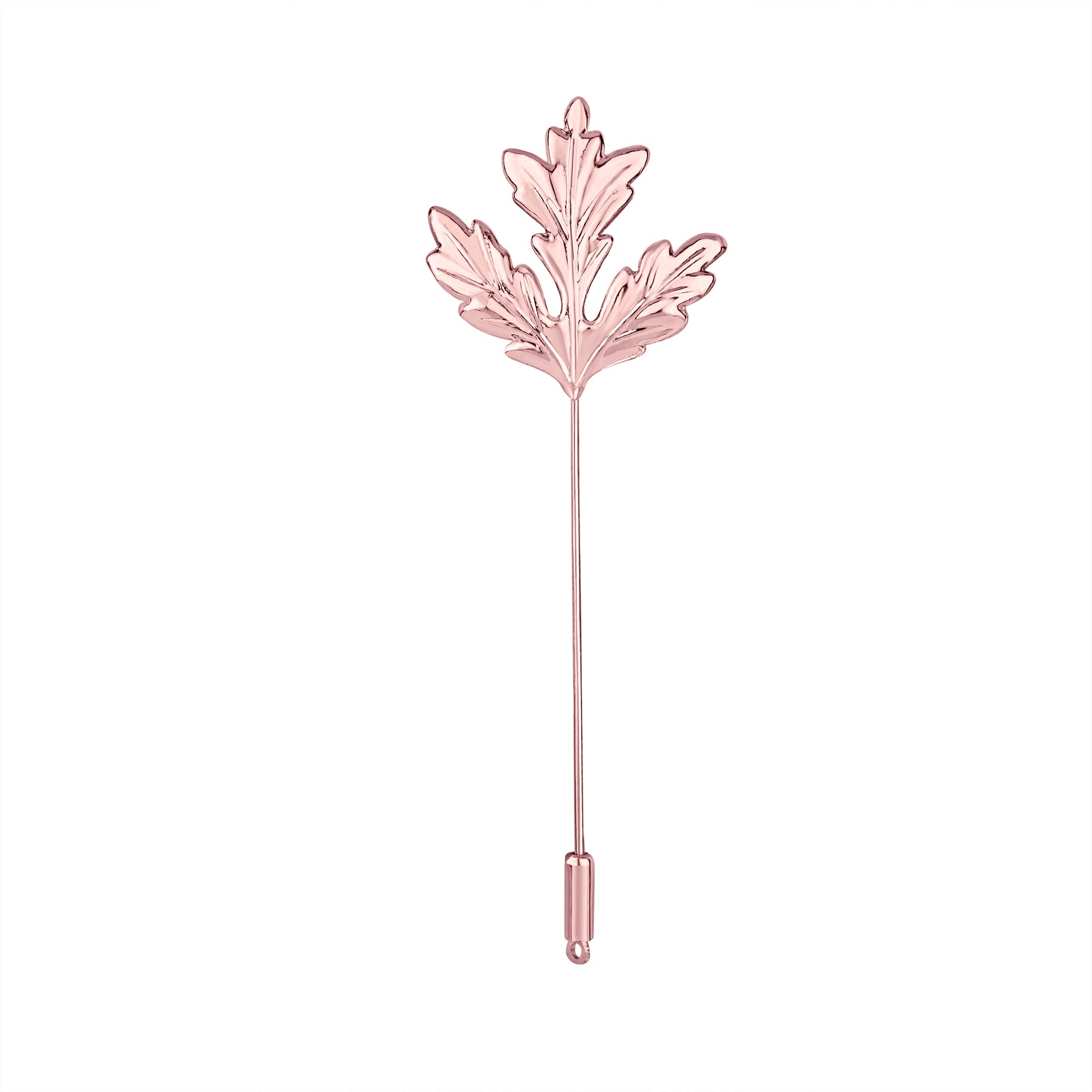 mahi Rose Gold Plated Fashionable Mens Maple Leaf Tree Lapel Stick Brooch Pin (BP1101014Z)-picture-49