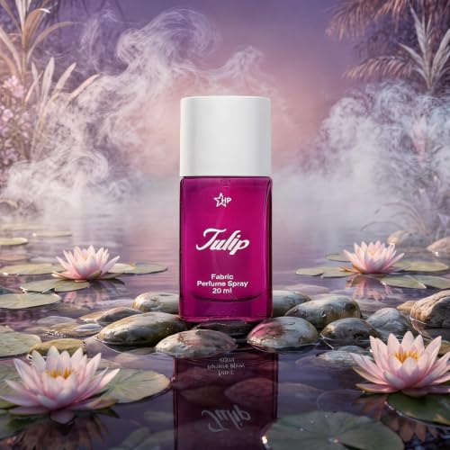 Image of HP Tulip Fabric Perfume Spray, 20 ml, Aromatic Fougere Fragrance, Unisex, Long-lasting 6 Hours