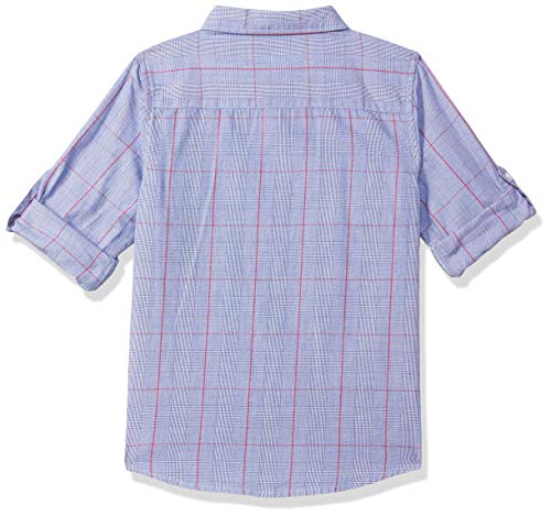 Image of Amazon Brand - Jam & Honey Boys 100% Cotton Printed Regular Fit Long Sleeve Shirt