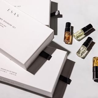 Esas NYC | Fragrance Discovery Sampler Set | Unisex and Universal | Premium Natural Mini Set | Signature Wood, Musk & Spice Scents | Clean Organic Eau de Parfum | 1.5 mL | Set of 6