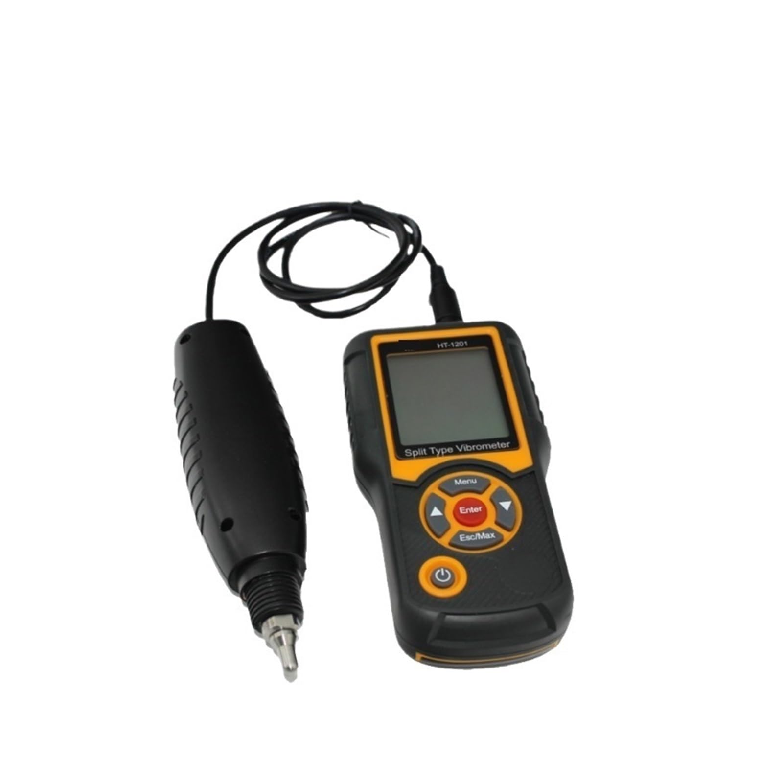 Analyseur de vibrations, Analyseur de vibrations portable HT-1201 0,1~199,9 m Vibromètre numérique type divisé