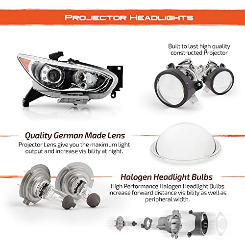 AKKON HID Projector LED Headlights | 2013 JX35 & 2014–2015 QX60 - Image 4