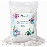 Samore 25 KG AQUARIUMSAND AQUARIENSAND BODENGRUND 0,1-0,3 mm AQUARIENKIES...