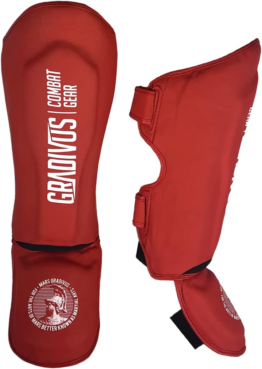SPARPRO Shin Guards for Sparring and Striking in Martial Arts by GRADIVUS