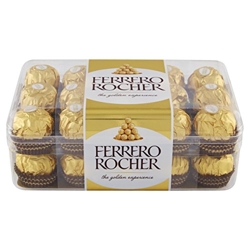 Ferrero Rocher Bombones Praliné de Chocolate, 375g