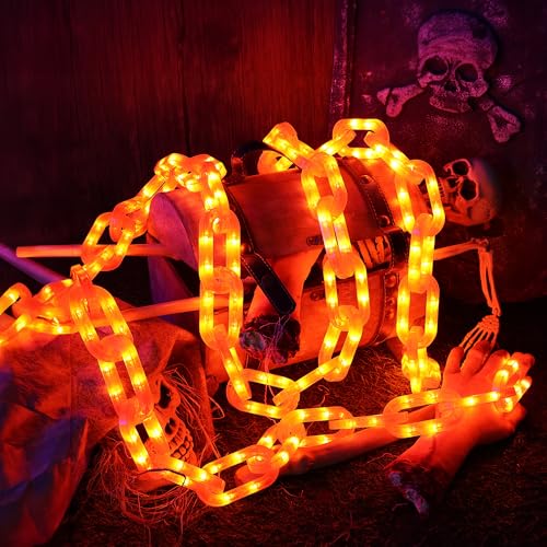 Joomer Naranjas Guirnalda de Luces Halloween Exterior Batería 3M 160 LED – Ansicht 6