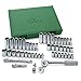 SK Tools USA, LLC, 94549, SK Sockets Sets, Professional Chrome Socket Set, Fractional & Metric, 3/8 Drive, SuperKrome Finish, 49 Piece