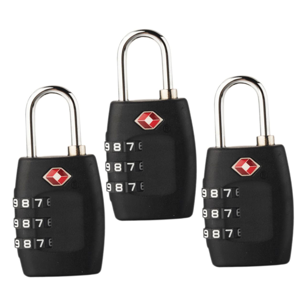Angoily 15pezzi Lucchetti Combinazione Per Valigie Serrature Per Bagagli Zaini e Borse Facili Da Usare Chiave Design Elegante e Pratico Per Viaggi e Attività Quotidiane
