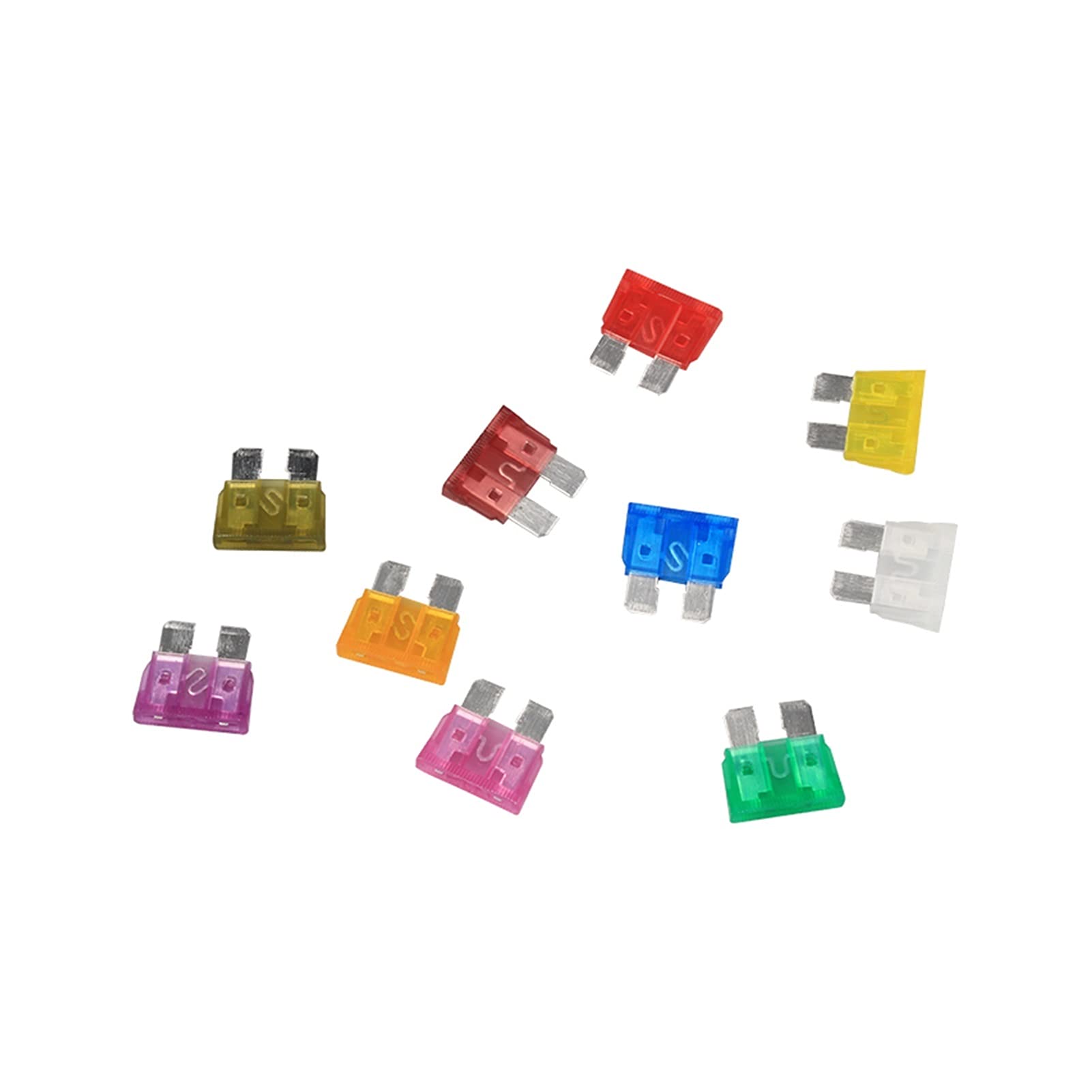 Cablaggio di protezione Fusibile 80pcs 1. 2V 3A 5A 7.5A 10A 15A 20A 25A 30A 35A 40A Assortimento di fusibili for auto a lama standard Fusibile a lama for auto Fusibile for moto for barche for auto