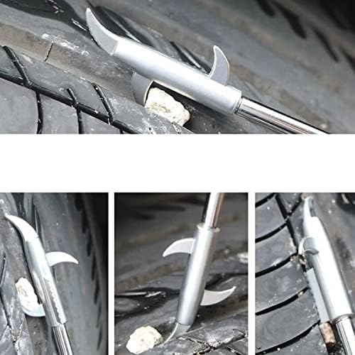 Image of Car Tyre stone remover, Solid Rubber Handle Rust-Resistance Car Tyre Stone Hook, Tire Cleaning Hook, for Tyre (@Tyretool-1@)