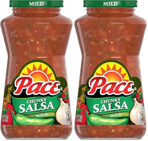 Pace Chunky Mild Salsa, 16 oz Jar (Pack of 2)