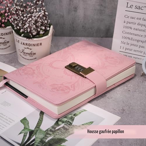 Carnets rechargeables A5 à fermeture à clé avec finitions de qualité supérieure