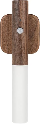 Luz nocturna con sensor de movimiento, sensor de cuerpo inteligente de carga USB, lámpara magnética, lámpara de inducción de pared para dormitorio,