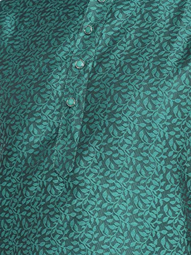 Image of SG LEMAN Knee Length Solid Kurta for Men | Silk | Long Sleeve | Ethnic Wear for Men | Party and Weeding wear Kurta