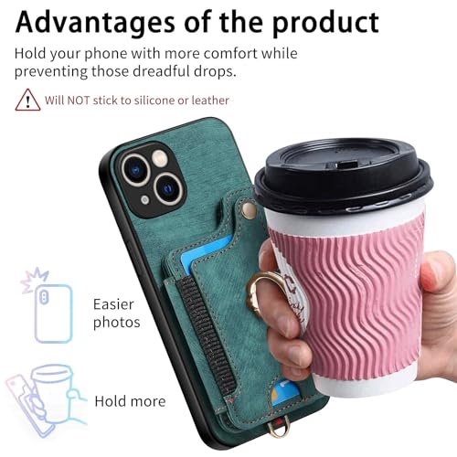 Coque de protection portefeuille iPhone 15 robuste et ergonomique