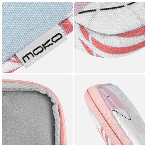Image of MoKo 13 Inch Tablet Sleeve Bag Polyester Padded Carrying Case Slim Design | Fits New 13inch iPad Air M4 2026, iPad Pro M5 /M4 /Air M3 /M2 13 inch, iPadPro 12.9 inch, Galaxy Tab S8+ /S9+ 12.4 inch, Tropical Leaf