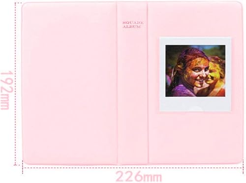 Miniatura 3 de Álbum de fotos de 64 bolsillos para películas Fujifilm Instax Square SQ40 SQ20 SQ10 SQ6 SP3 (rosa)