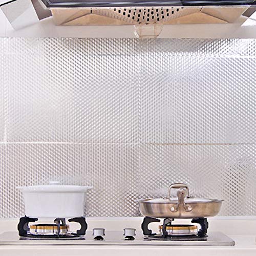 Adesivo de papel de parede Studyset para cozinha, forro de prateleira, 2/3/5 m, autoadesivo, de alum
