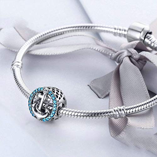 Sterling Silver Anchor, Jellyfish, Starfish & Ocean Charm for Pandora Bracelet4