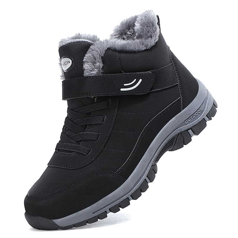Chaussures de randonnée en cuir et fourrure pour femme active