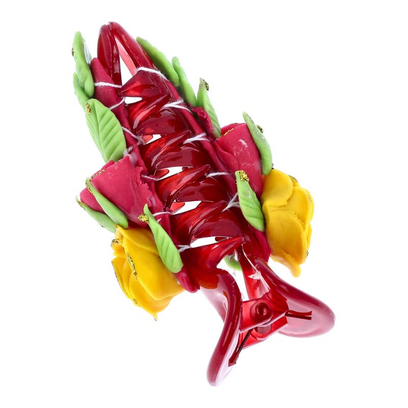 YOU & YOURS Banana Hair Clip Handmade Flowers - Image 2 thumbnail