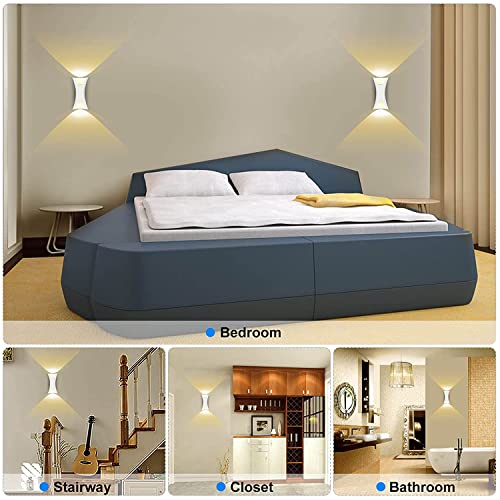 KAWELL 10W Creative Modern Wall Light LED Wall Wash Lights Waterproof IP65 Aluminum Wall Lamp LED Indoor Outdoor for Bedroom Living Room Bathroom Entrance Stairs Porch Corridor - Image 3